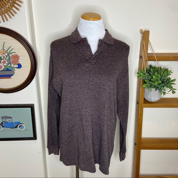 Vintage Other - VINTAGE Naturalife Grandpa Henley Sweater Top
